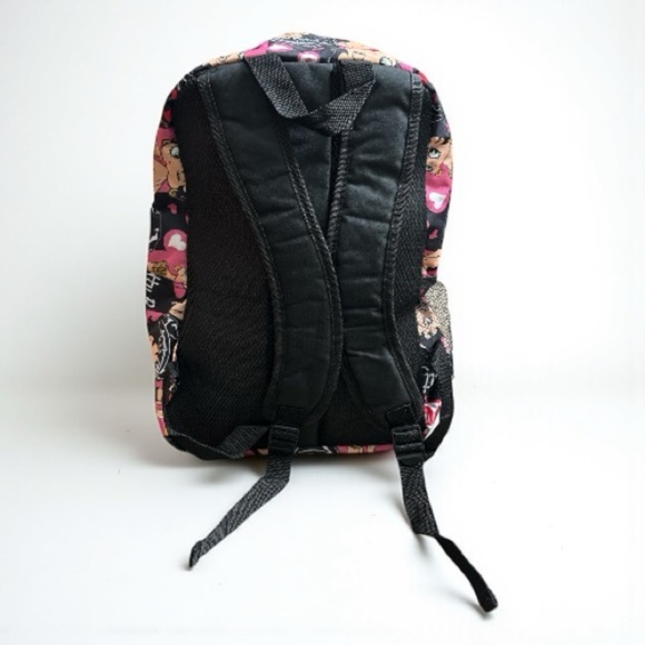 Betty Boop Pink and Black Backpack - Picture 2 of 2